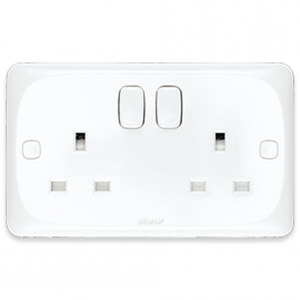 ميرا فيش بمفتاح 13 أمبير مزدوج 7x14