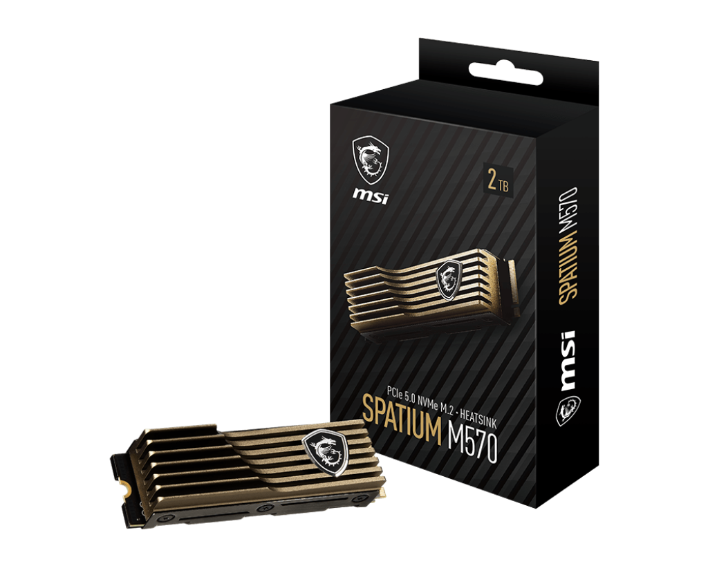 MSI SPATIUM M570 PCIe 5.0 NVMe M.2 2TB HS - وحدة تخزين ام اس اي - SafeBox Company - شركة الصندوق الامن