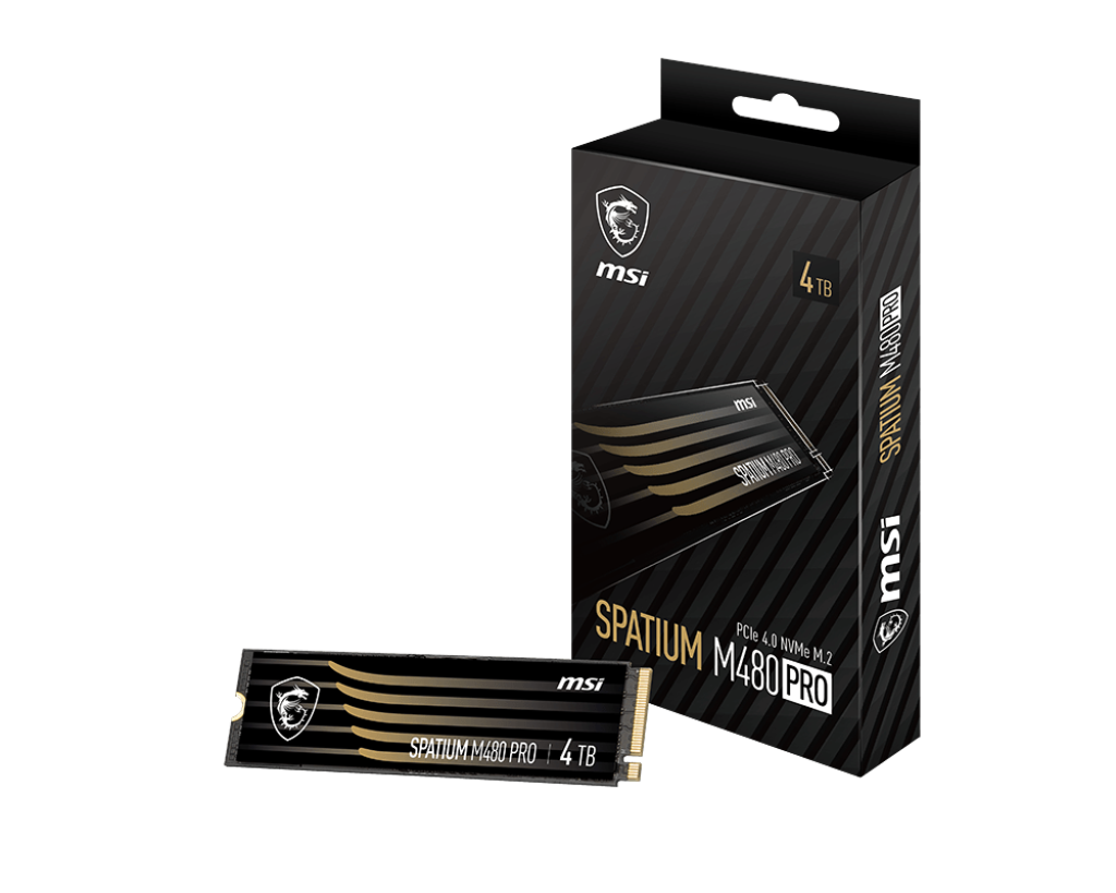 MSI SPATIUM M480 Pro PCIe 4.0 NVMe M.2 2TB - وحدة تخزين ام اس اي