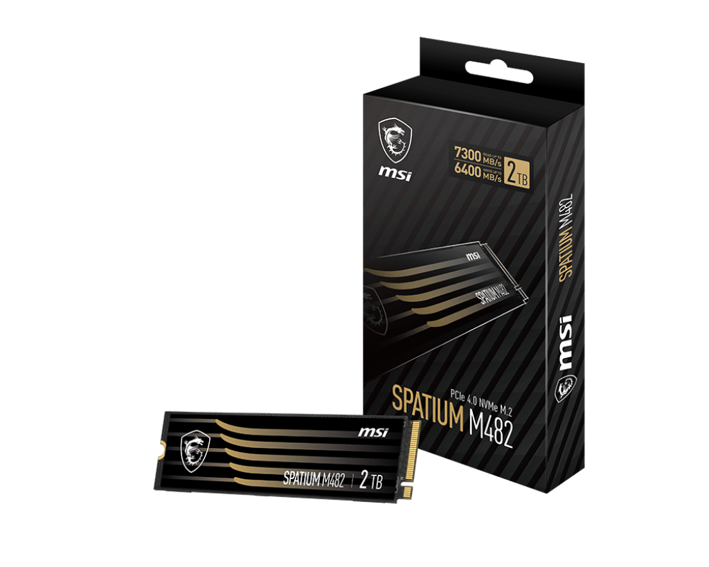 MSI SPATIUM M482 PCIe 4.0 NVMe M.2 2TB - وحدة تخزين ام اس اي