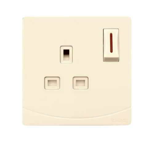 سدرا فيش 13 أمبير ثنائي القطب بمفتاح مع لمبة مفرد 7X7