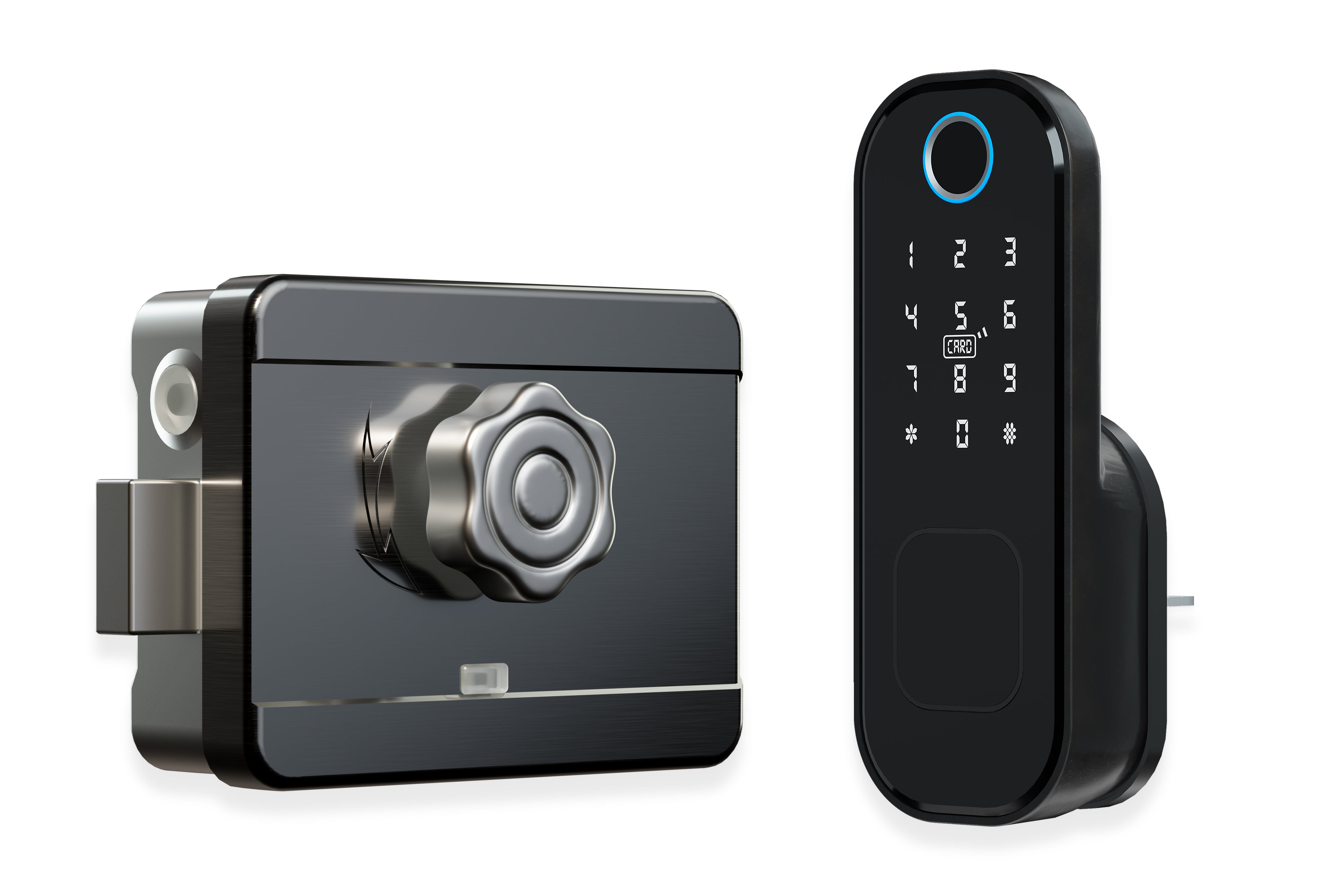 ENOX R5 Smart Lock - إينوكس كيلون قفل إلكتروني ذكي للأبواب الحديد - SafeBox Company - شركة الصندوق الامن