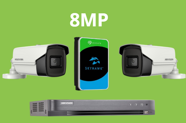 بكجات HIKVISON أنالوج بدقة 8MP