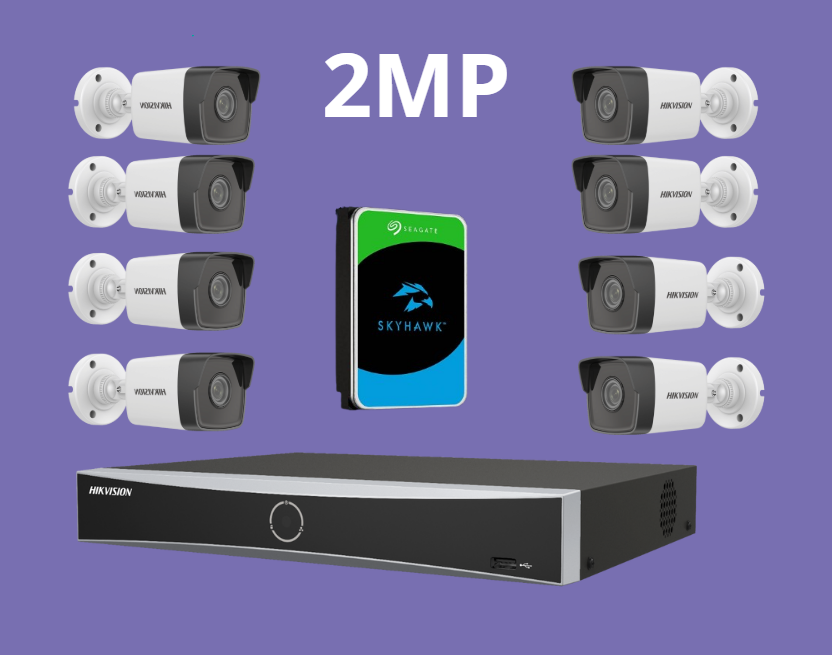 بكجات HIKVISON ايبي بدقة 2MP - SafeBox Company - شركة الصندوق الامن