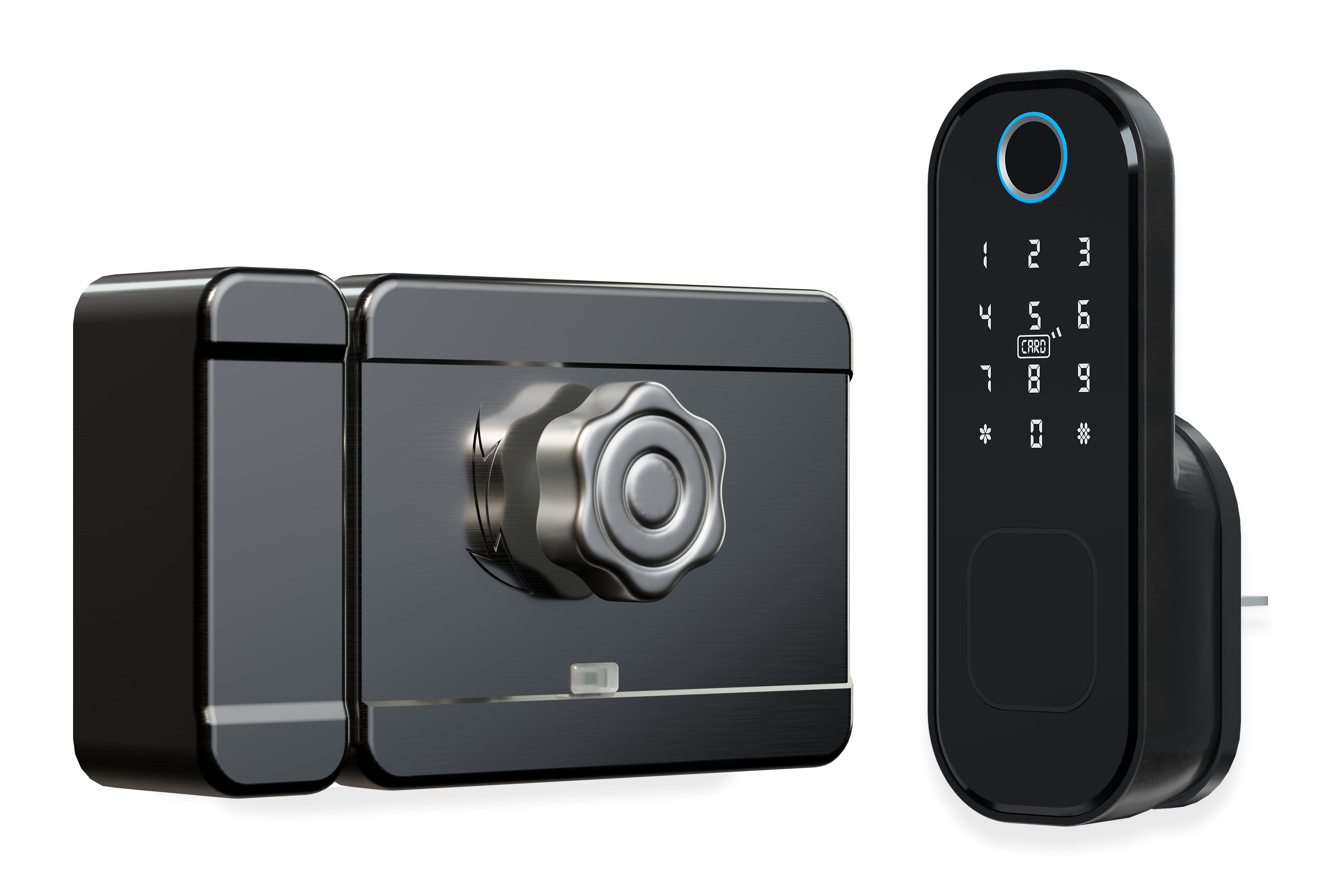ENOX R5 Smart Lock - إينوكس كيلون قفل إلكتروني ذكي للأبواب الحديد - SafeBox Company - شركة الصندوق الامن