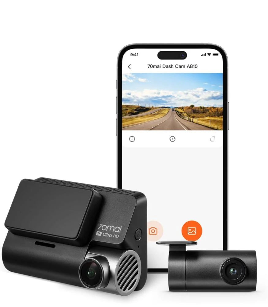 داش كام شاومي 70mai A810 – دقة 4K وتقنيات ذكية لقيادة أكثر أمانًا - SafeBox Company - شركة الصندوق الامن