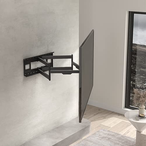 حامل تلفزيون جداري متحرك بذراع طويلة – احترافية وثبات - HEAVY-DUTY FULL-MOTION TV WALL MOUNT WITH LONG ARM EXTENSION HAM-1075 - SafeBox Company - شركة الصندوق الامن