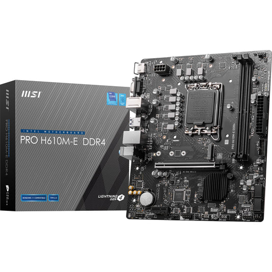 MSI PRO H610M-E - ماذربورد ام اس اي - SafeBox Company - شركة الصندوق الامن