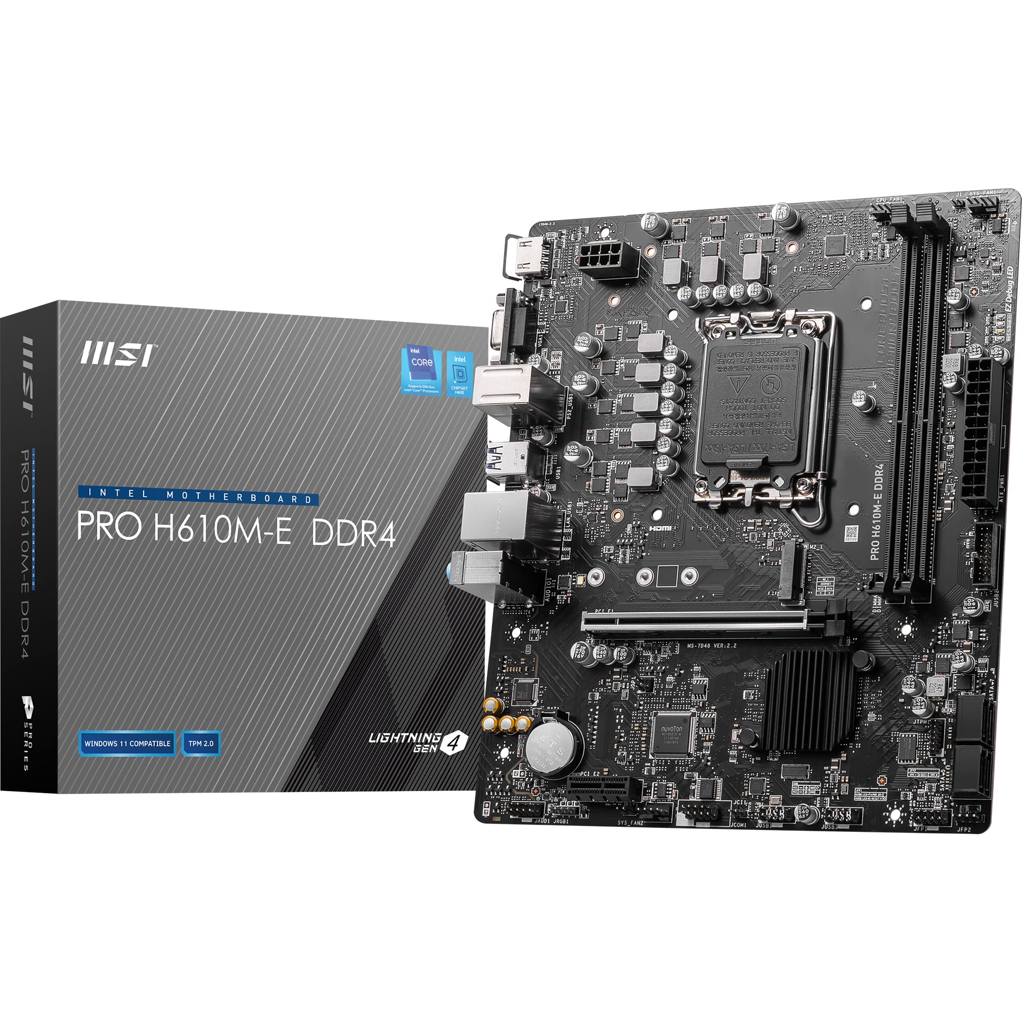 MSI PRO H610M-E DDR4 - ماذربورد ام اس اي - SafeBox Company - شركة الصندوق الامن