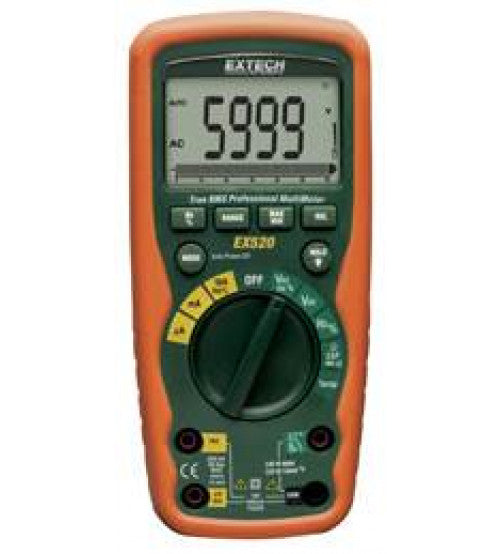 EX520: 11 Function Heavy Duty True RMS Industrial MultiMeter