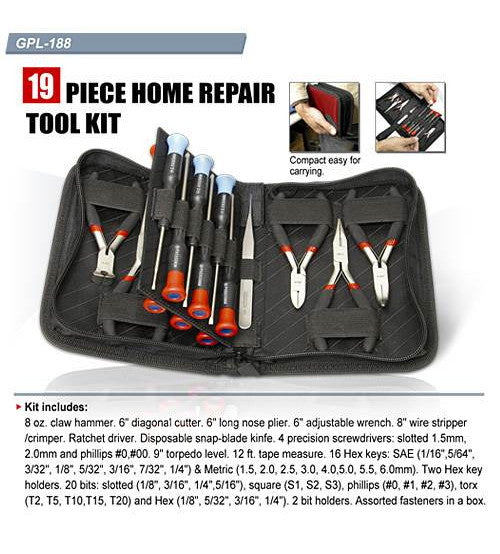 طقم كماشات GOLDTOOL GPL-188