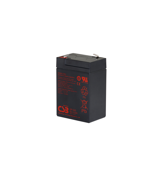بطارية CSB GP645 بجهد 6 فولت وسعة 4.5 أمبير ساعة