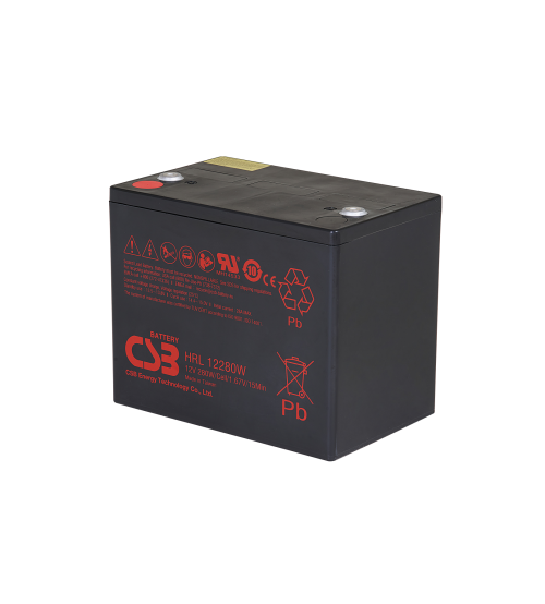 بطارية CSB HRL12280WFR، 12 فولت، 70 أمبير ساعة