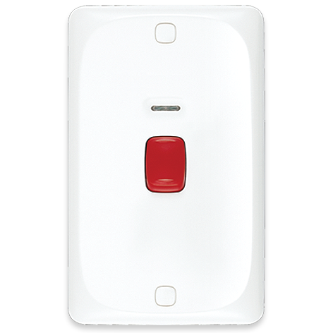 ميرا مفتاح 45 أمبير مفرد ثنائي القطب مع ليد 7x14