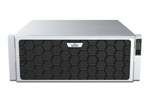 NVR824-256R - جهاز تسجيل فيديو شبكي يدعم 256 قناة يحوي حتى 24 قرص صلبNVR يوني فيو - SafeBox Company - شركة الصندوق الامن