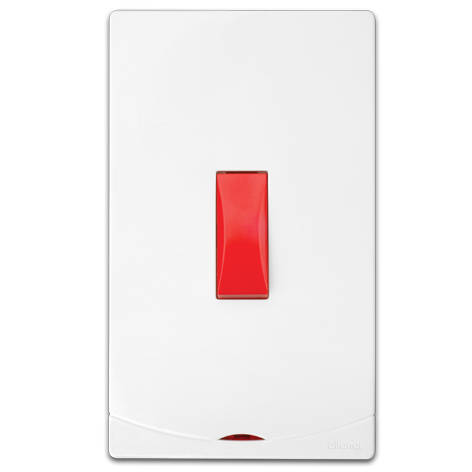 سدرا مفتاح مكيف 45 أمبير ثنائي القطب مع لمبة مفرد 14x7