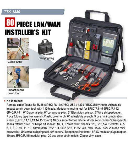 طقم أدوات فنية GOLDTOOL TTK-1280