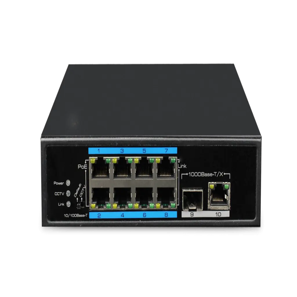 UTP7108E-POE - سويتش خارجي 8 منافذ يوتيبو