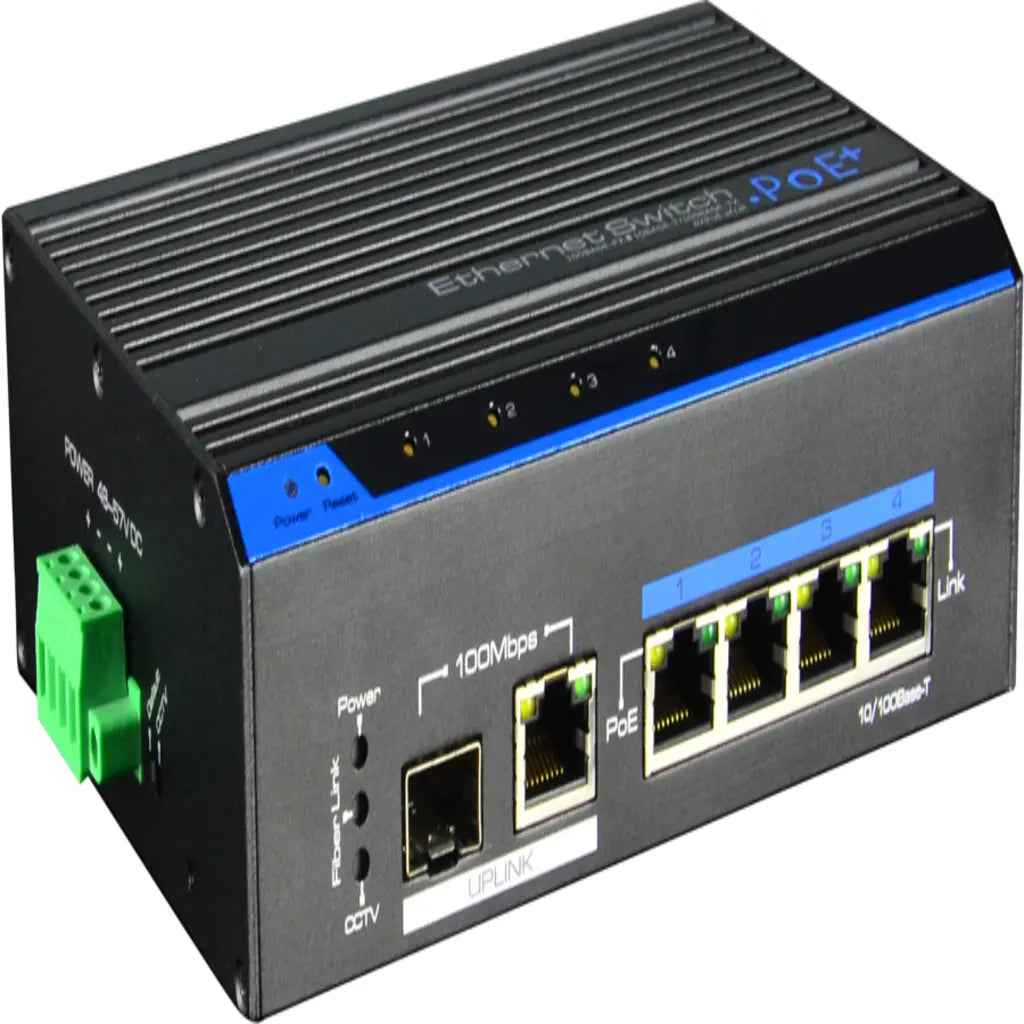 UTP7204E-POE-A1 - سويتش خارجي 4 منافذ يوتيبو