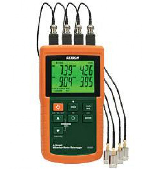 VB500: 4-Channel Vibration Meter/Datalogger