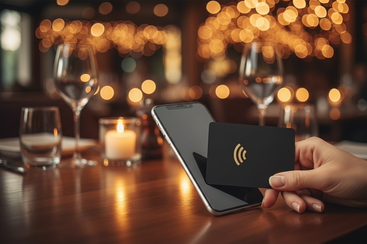 بطاقة NFC للمطاعم والكافيهات | مينيو رقمي بلمسة واحدة