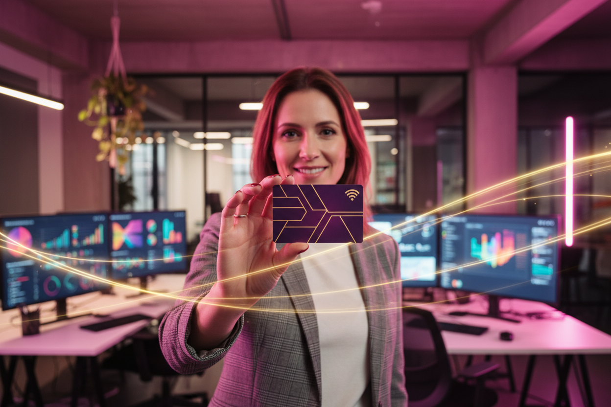 بطاقة NFC لمعارض السيارات في السعودية SafeBox