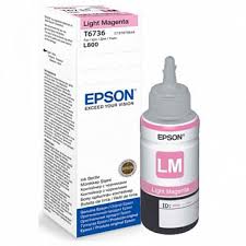 T6736 Light Magenta Ink Bottle 70ml Yield 1,800 photos - SafeBox Company - شركة الصندوق الامن