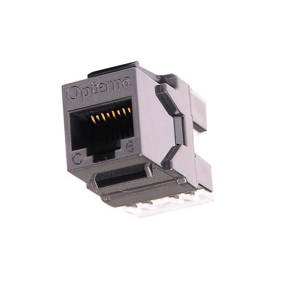 Opterna Cat6A UTP Keystone Jack Blue - SCSJAC6AUTPBL