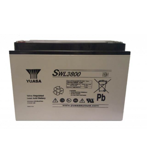 بطارية YUASA SWL3800 12 فولت 124 أمبير ساعة
