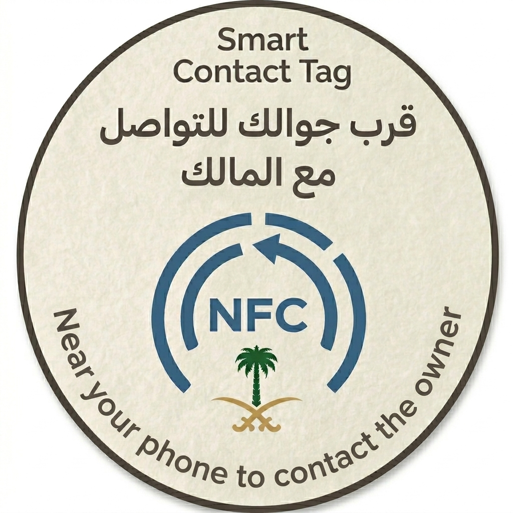 ستيكر NFC الذكي | Smart NFC Sticker – Enox