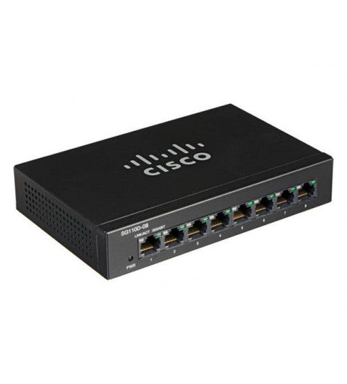 سويتش شبكات Cisco SG110D-08-UK، 8 منفذ
