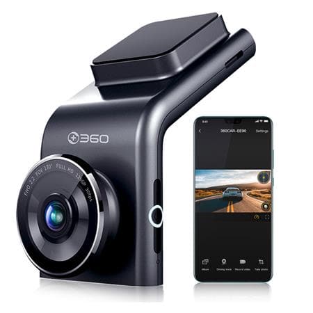 كاميرا سيارات G300H بدقة 1296p مع GPS وWi-Fi – 360 Botslab