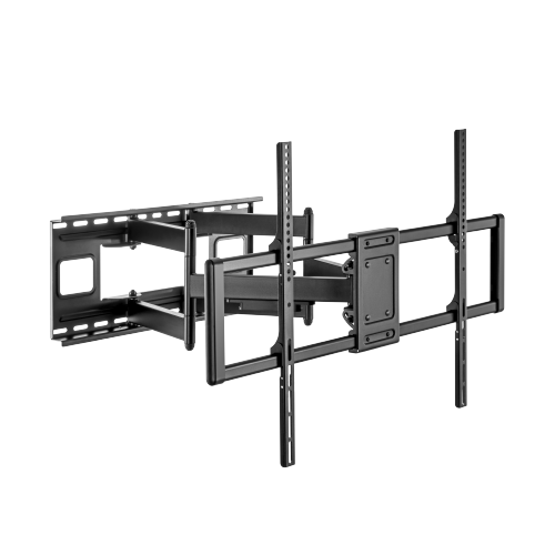 حامل تلفزيون جداري متحرك ثقيل – قوة وثبات فائق حتى 120 بوصة - HEAVY-DUTY FULL-MOTION TV WALL MOUNT HMD-744 - SafeBox Company - شركة الصندوق الامن