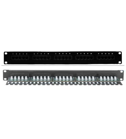لوحة توزيع توصيلات شبكة BNET CABLING SOLUTIONS B-PP25UTP-BK