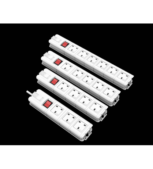 EXT.SKT.6 Way UK Socket 5mtrs UK Plug