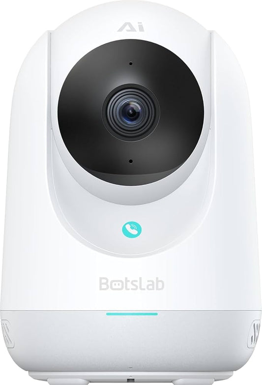 كاميرا ذكية 2.5K بدقة 5MP مع كشف بكاء الأطفال والتعرف على الحيوانات – 360 Botslab C222