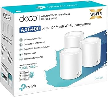 DECO X60(3-PACK) - شبكة واي فاي 3 وحدات - SafeBox Company - شركة الصندوق الامن