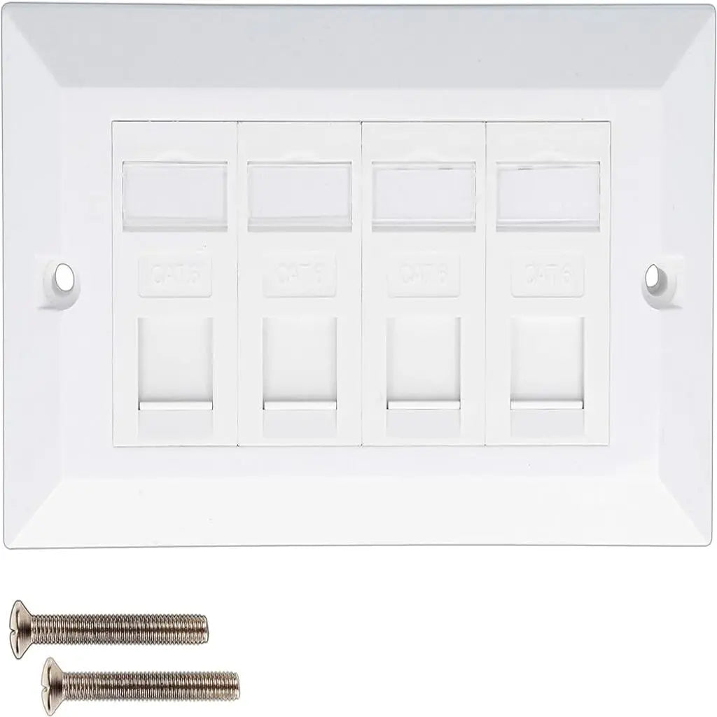 RJ45 SOCKET DOUBLE  - اكسسوار لوحة حائط - SafeBox Company - شركة الصندوق الامن