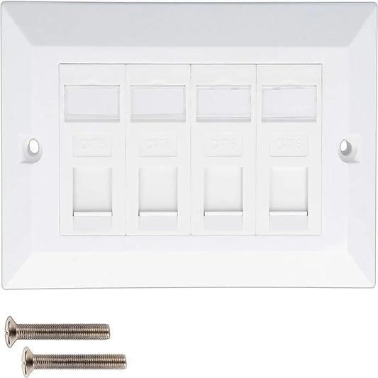 RJ45 SOCKET DOUBLE  - اكسسوار لوحة حائط - SafeBox Company - شركة الصندوق الامن