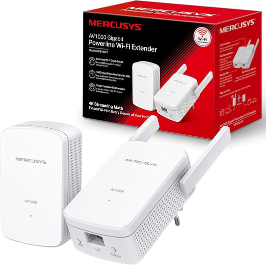 MP510 KIT – نظام Powerline بسرعة ‎1000Mbps‎ لتوصيل الإنترنت عبر الأسلاك