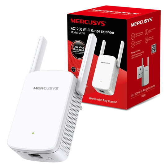 ME30 – موسّع تغطية Wi-Fi قوي بتصميم عملي وسهل التثبيت