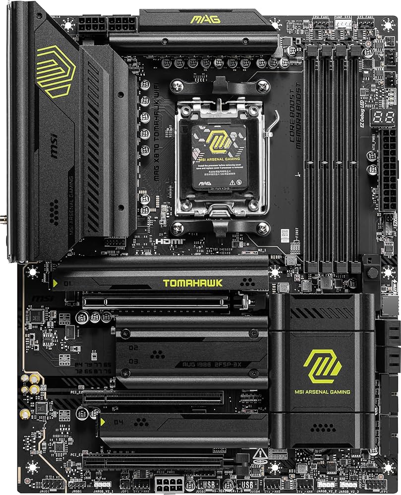 MAG X870 TOMAHAWK WIFI  - ماذربورد ام اس اي - SafeBox Company - شركة الصندوق الامن