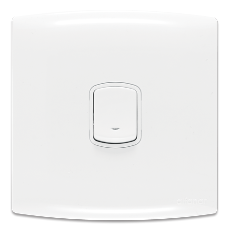 مفتاح 20 أمبير ثنائي القطب مع لمبة أشارة 7×7