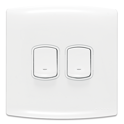 مفتاح 20 أمبير مزدوج ثنائي القطب 7x7