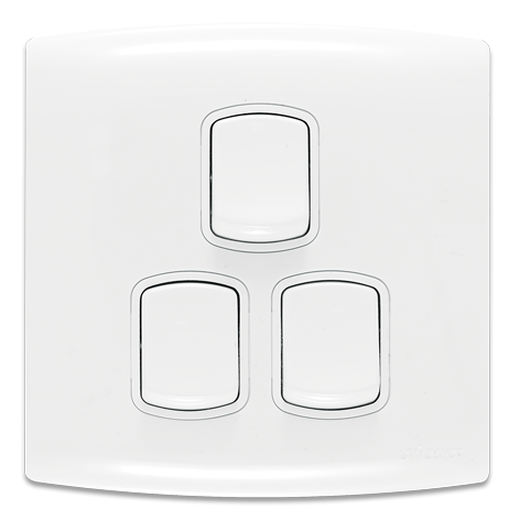 مفتاح 10 أمبير ثلاثي 7x7