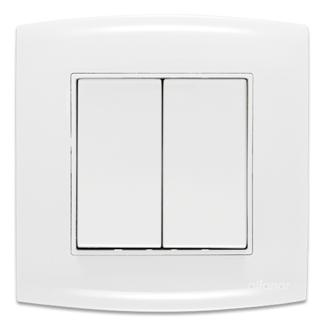 مفتاح 10 أمبير مزدوج دركسيون 7×7 حبة عريضة