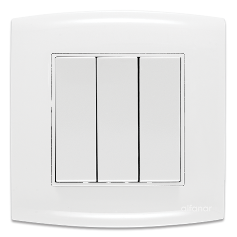 مفتاح 10 أمبير ثلاثي دركسيون 7×7 حبة عريضة