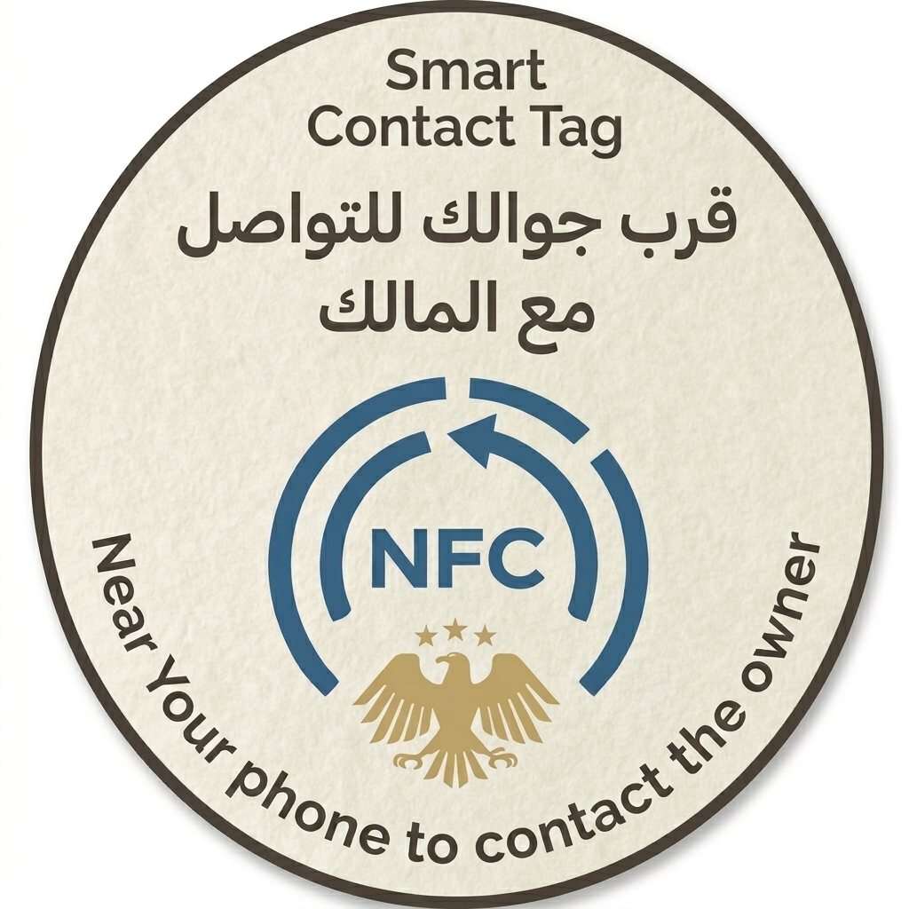 ستيكر NFC الذكي | Smart NFC Sticker – Enox