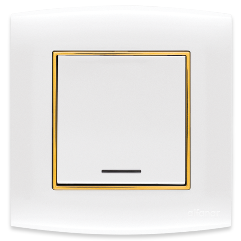 أمنية مفتاح 20 أمبير ثنائي القطببية مع لمبة أشارة