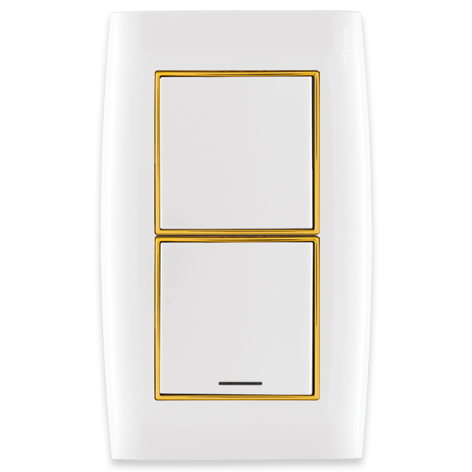 أمنية مفتاح 45 أمبير ثنائي القطبية مع لمبة أشارة 14x7